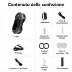 Contenuto della confezione del robot lavavetri con accessori inclusi