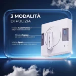 Robot lavavetri con tre modalità di pulizia: automatica, zigzag e zona