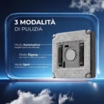 Tre modalità di pulizia del robot lavavetri