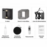 Contenuto della scatola del robot lavavetri ABIR WD8