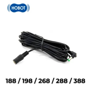 Cavo Hobot di ricambio arrotolato su sfondo bianco