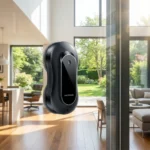 Robot lavavetri Liectroux YW810 su una vetrata