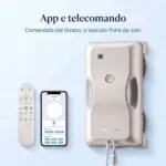 Liectroux G8 con la sua applicazione e il suo telecomando