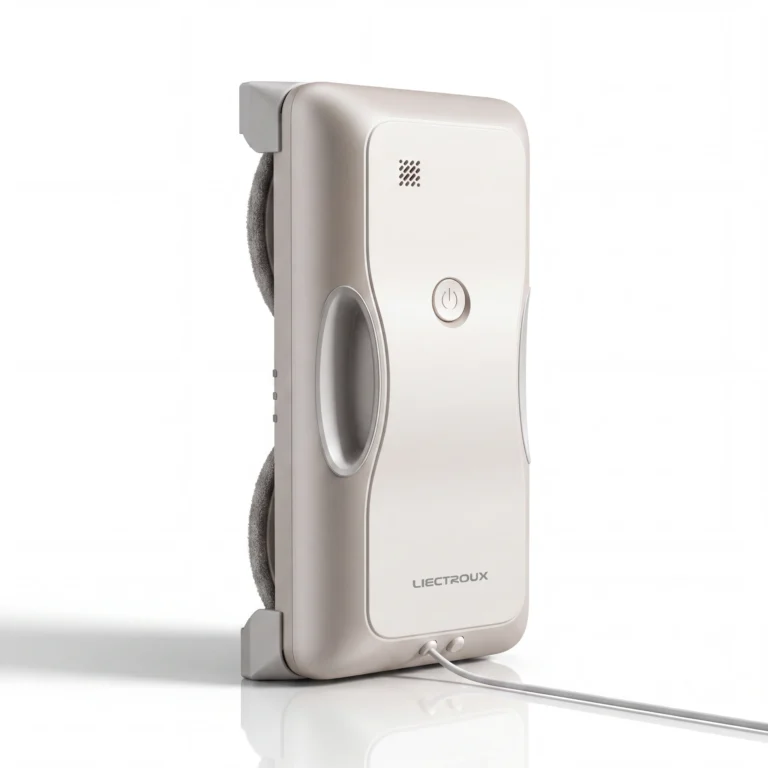 Robot lavavetri Liectroux G8: packshot in studio del robot a doppio disco rotante