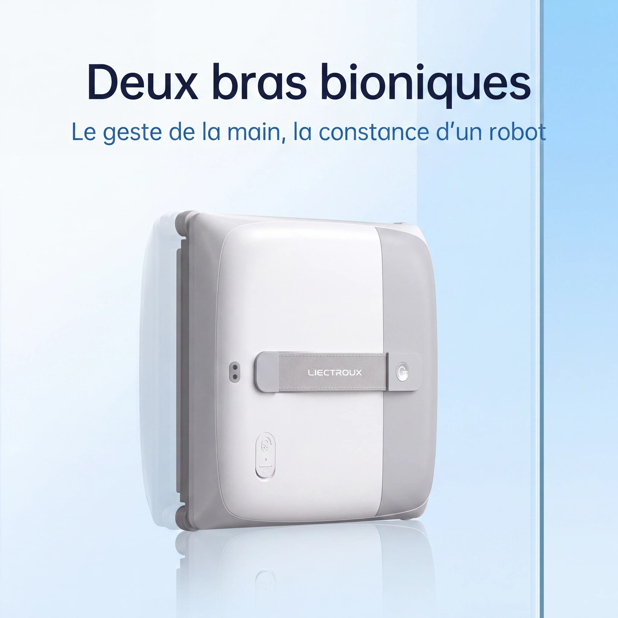Liectroux G9: due bracci bionici articolati asciugano il vetro