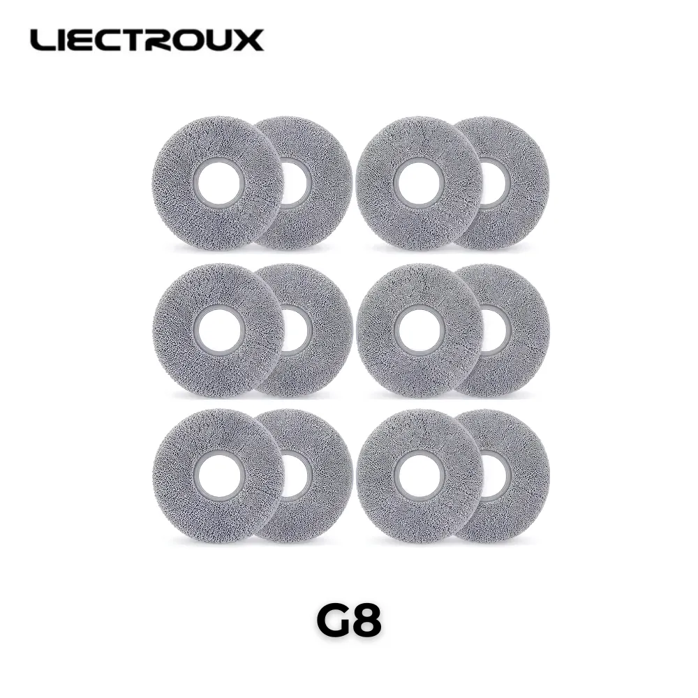 Lotto da 12 dischi in microfibra Liectroux G8