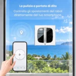 Comando degli spostamenti del robot dall'applicazione dello smartphone