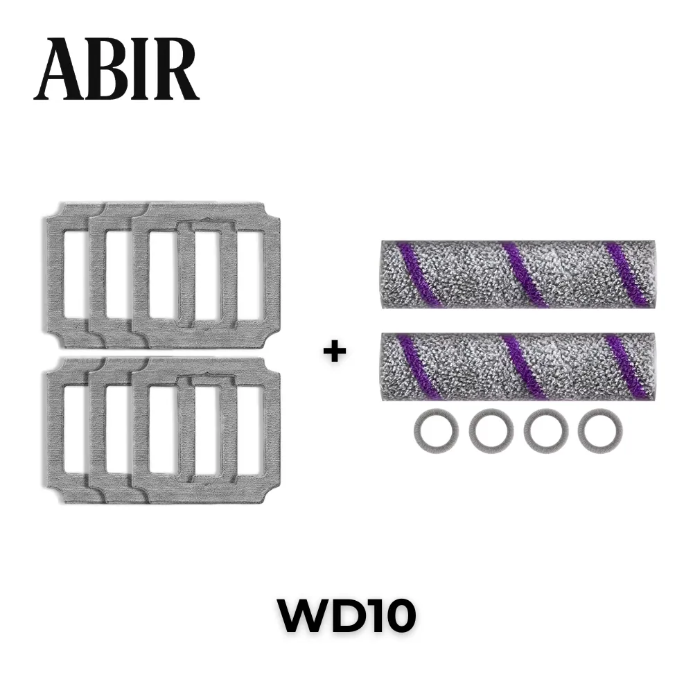 Pack manutenzione ABIR WD10: panni + rulli